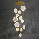 Alabaster Cuboid Dining Room Chandelier,Dining Room Chandelie-chandelier-Blushlighting-Blushlighting
