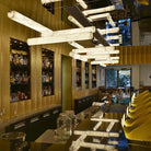 Alabaster Cylindrical Chandelier - 47.2''Blushlighting