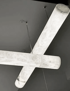 Alabaster Cylindrical Chandelier - 47.2''Blushlighting