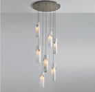 Alabaster Deco Cluster Chandelier - 12 - light ClusterBlushlighting