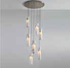 Alabaster Deco Cluster Chandelier-Chandelier-Blushlighting-Blushlighting