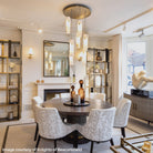 Alabaster Deco Cluster Chandelier-Chandelier-Blushlighting-7-Light Cluster-Blushlighting