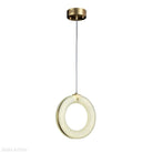 Alabaster Duplex Staircase Chandelier Light - 1LightsBlushlighting