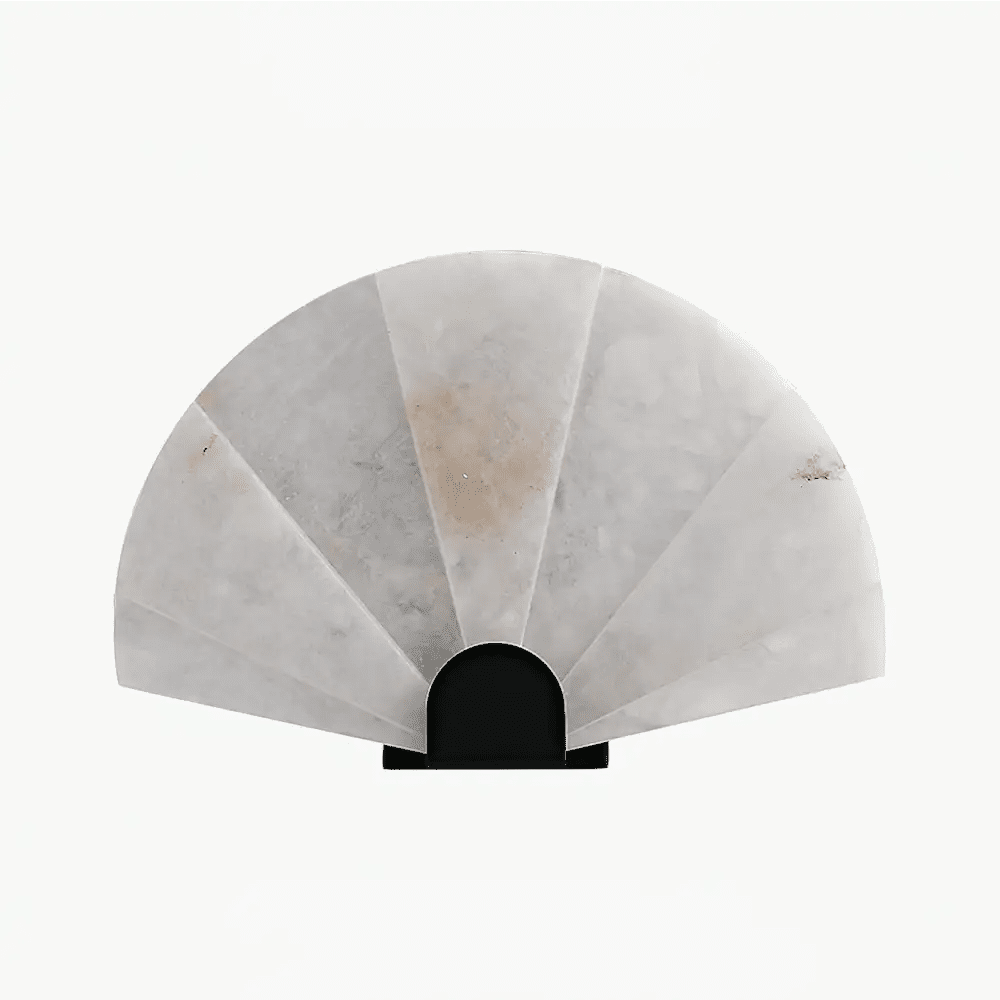 Alabaster Fan Wall Sconces - Blushlighting