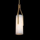 Alabaster Firenze 22in LED Pendant - BrassBlushlighting