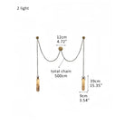 Alabaster Flint 1/2/3/5/7/9/12/15 - Light LED Multi - Drop Pendant - Blushlighting