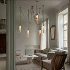 Alabaster Flint 1/2/3/5/7/9/12/15 - Light LED Multi - Drop Pendant - Blushlighting