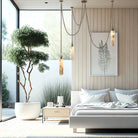 Alabaster Flint 1/2/3/5/7/9/12/15 - Light LED Multi - Drop Pendant - Blushlighting