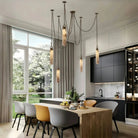 Alabaster Flint 1/2/3/5/7/9/12/15 - Light LED Multi - Drop Pendant - 5 lightsBlushlighting