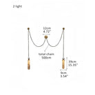 Alabaster Flint 1/2/3/5/7/9/12/15 - Light LED Multi - Drop Pendant - Blushlighting