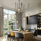 Alabaster Flint 1/2/3/5/7/9/12/15 - Light LED Multi - Drop Pendant - Blushlighting