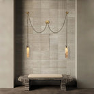 Alabaster Flint 1/2/3/5/7/9/12/15 - Light LED Multi - Drop Pendant - Blushlighting