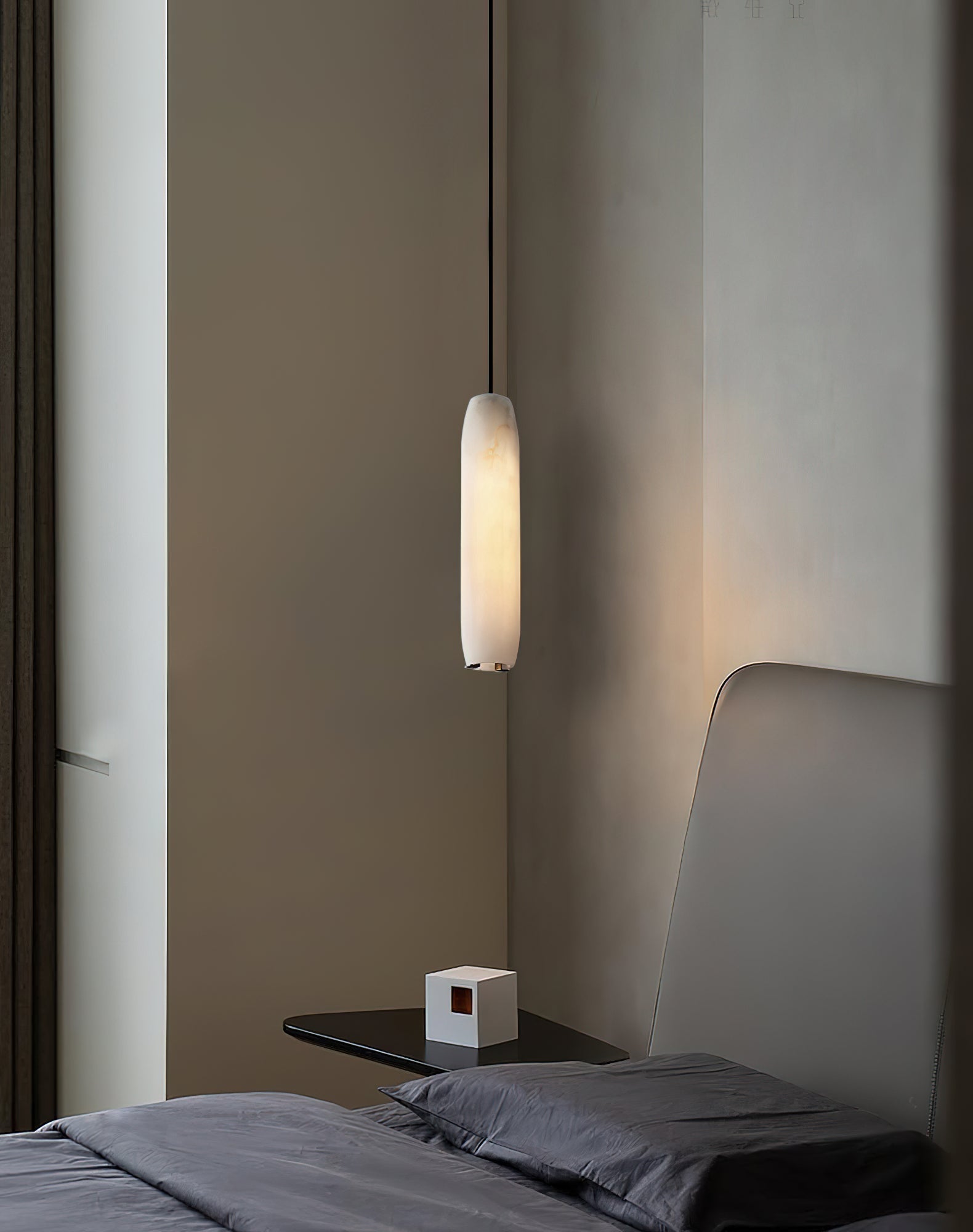 Alabaster Flute Pendant Light - Blushlighting