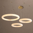 Alabaster Globle Round Chandelier - D 48"Blushlighting