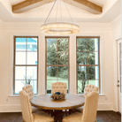 Alabaster Halo Ring Chandelier - 32"WBlushlighting