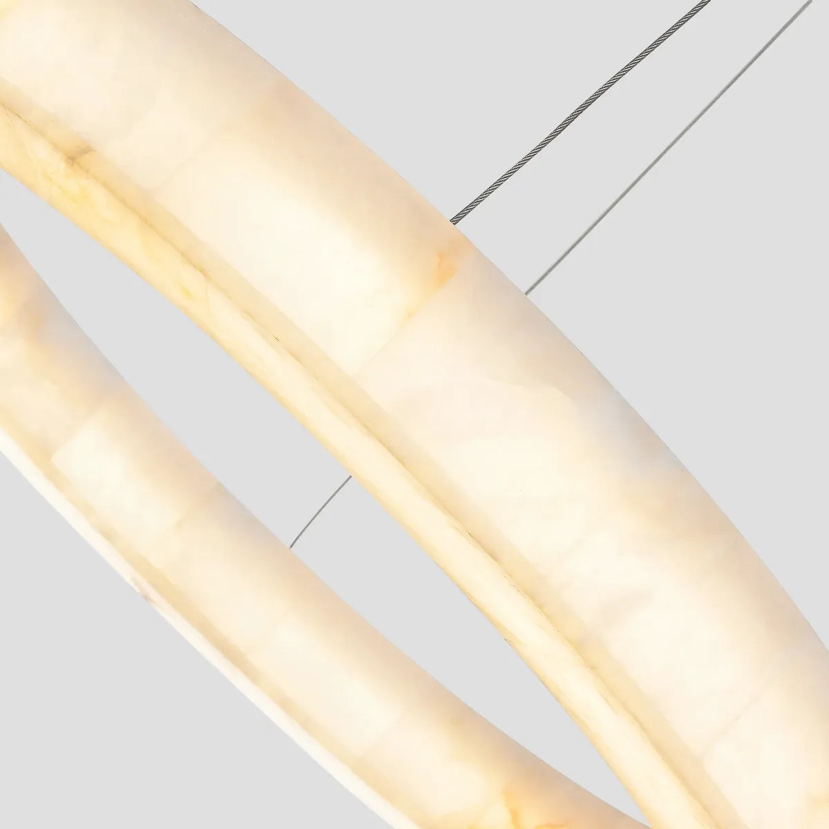 Alabaster Halo Ring Chandelier-chandeliers for dining room,chandeliers for stairways,chandeliers for foyer,chandeliers for bedrooms,chandeliers for kitchen,chandeliers for living room-Blushlighting