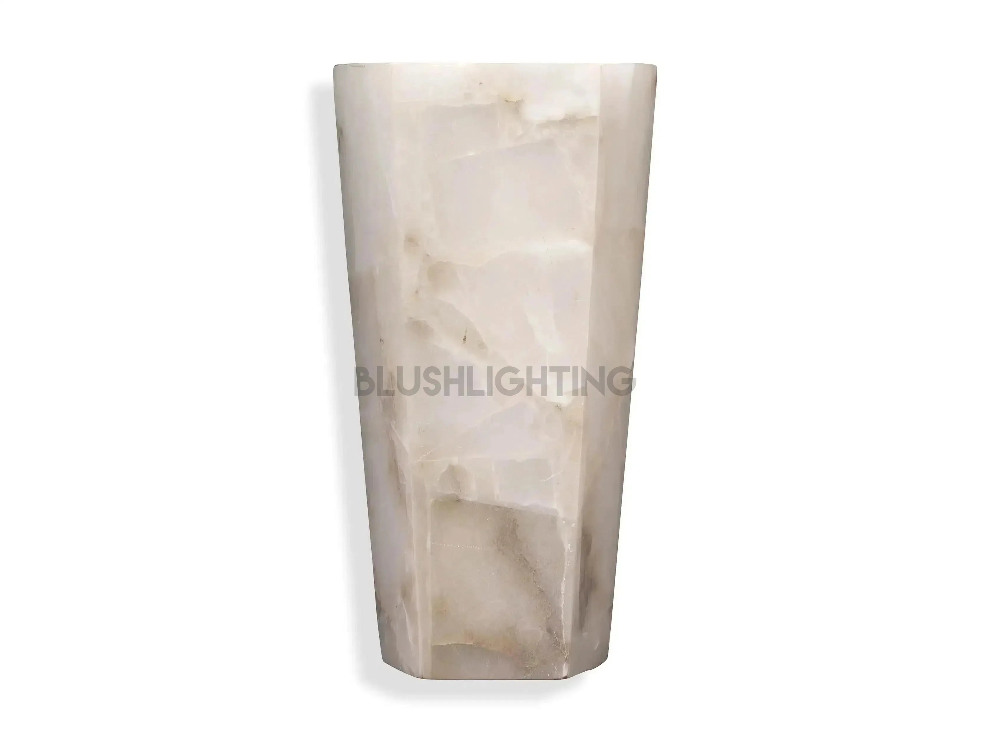 Alabaster Large Hexagonal Sconce - Blushlighting
