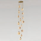 Alabaster Long Staircase Chandelier 5 styles-NORMAL-15 Lights-Blushlighting