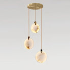 Alabaster Long Staircase Chandelier 5 styles - 3 LightsBlushlighting