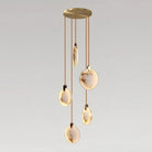 Alabaster Long Staircase Chandelier 5 styles - 5 LightsBlushlighting