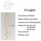 Alabaster Long Staircase Chandelier 5 styles-NORMAL-Blushlighting