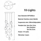 Alabaster Long Staircase Chandelier 5 styles-NORMAL-Blushlighting