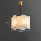 Alabaster Lorry Round Chandelier 20" 31" - D20"Blushlighting