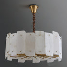 Alabaster Lorry Round Chandelier 20" 31" - D20"Blushlighting