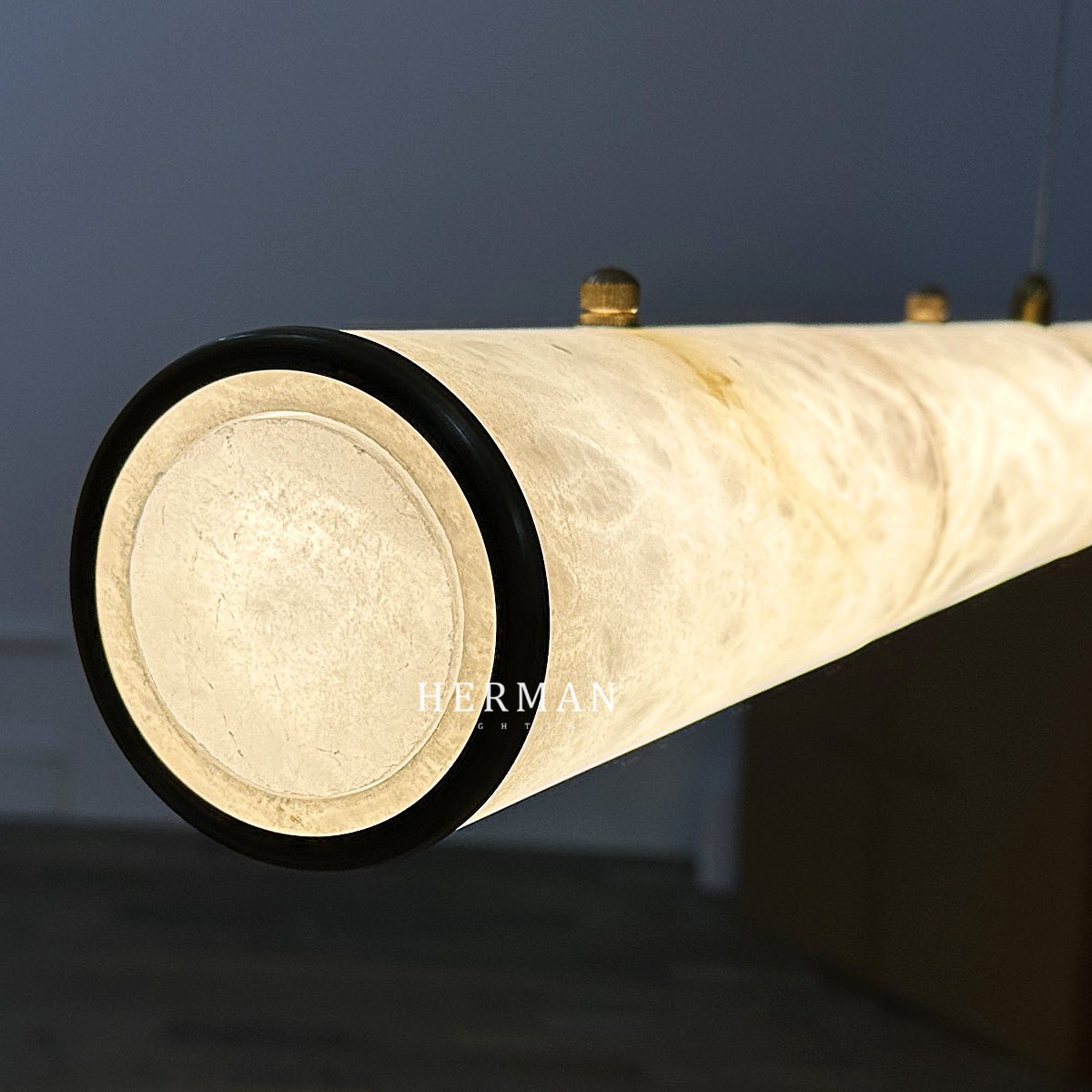 Alabaster Magnificence Art Linear Chandelier - Small: 39.37" LBlushlighting