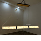 Alabaster Magnificence Art Linear Chandelier - Small: 39.37" LBlushlighting