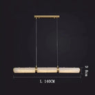 Alabaster Magnificence Art Linear Chandelier - Blushlighting