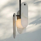 Alabaster Megalith Single Pendant - Matte BlackBlushlighting