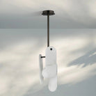 Alabaster Megalith Single Pendant - Matte BlackBlushlighting