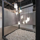 Alabaster Megalith Single Pendant - Matte BlackBlushlighting