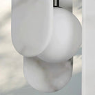 Alabaster Megalith Single Pendant - Matte BlackBlushlighting