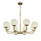Alabaster Modern Global Dining Chandelier-Blushlighting