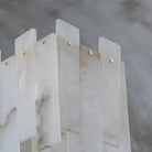 Alabaster Modern Rectangular Dining Room Chandeliers-Blushlighting