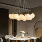 Alabaster Multi - lights Ceiling Pendant - 19 LightBlushlighting