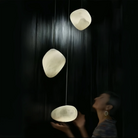 Alabaster Natural Stone Pendant-Pendant for living room,Pendant for kitchen,Pendant for bathrooms,Pendant for bedrooms,Pendant for foyer,Pendant for stairways,Pendant for dining room-5.9"D-Blushlighting