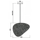 Alabaster Natural Stone Pendant-Pendant for living room,Pendant for kitchen,Pendant for bathrooms,Pendant for bedrooms,Pendant for foyer,Pendant for stairways,Pendant for dining room-19.6"D-Blushlighting