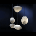 Alabaster Natural Stone Pendant - 7.9"DBlushlighting