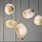Alabaster Natural Stone Pendant - 9.8"DBlushlighting