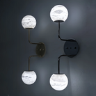Alabaster Orb 2 Wall Light-Blushlighting