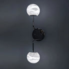 Alabaster Orb 2 Wall Light-Gold-Blushlighting
