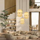 Alabaster Oval Pendant 5.9" D 7.1" D - 5.9" DBlushlighting