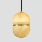 Alabaster Oval Pendant 5.9" D 7.1" D - 5.9" DBlushlighting