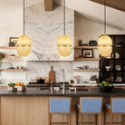 Alabaster Oval Pendant 5.9" D 7.1" D - 5.9" DBlushlighting