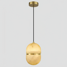 Alabaster Oval Pendant 5.9" D 7.1" D - Blushlighting
