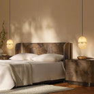 Alabaster Oval Pendant 5.9" D 7.1" D - Blushlighting