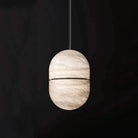 Alabaster Oval Pendant 5.9" D 7.1" D - Blushlighting
